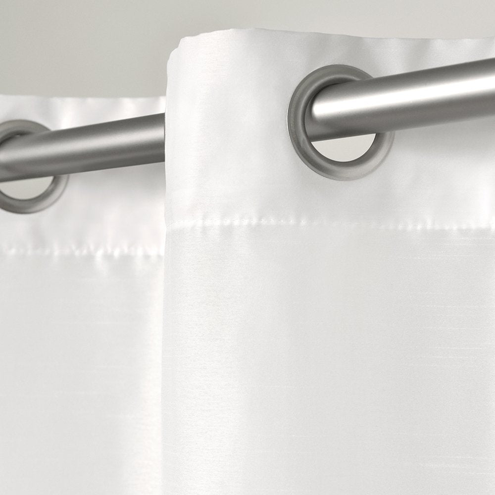 Faux Silk Semi- Opaque Grommet Curtain Panels - Drapery King