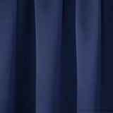 Blackout Curtains 52 X 96 Inch Long Set of 2 Panels Blue Room Darkening Bedroom Curtains / Drapes, Thermal Grommet Light Blocking Window Curtains