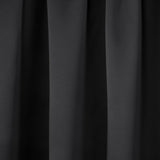 Blackout Curtains 52 X 96 Inch Long Set of 2 Panels Light Black Room Darkening Bedroom Curtains / Drapes, Thermal Grommet Light Blocking Window Curtains