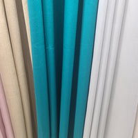 Blue Green Thermal Grommet Drapery Panels by Drapery King Toronto 