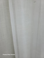 Pinch Pleat Pleated Sheer Panels 150W X 95"Long Frosted Look (Set of 2 )