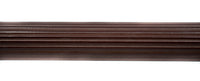 Wood Fluted Poles: 1 3/8"  Product Number 501 - 8ft F83 Mahogany