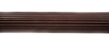 Wood Fluted Poles: 1 3/8"  Product Number 501 - 8ft F83 Mahogany