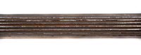 Wood Fluted Poles: 1 3/8"  Product Number 501 - 8ft F84 Espresso