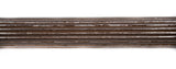 Wood Fluted Poles: 1 3/8"  Product Number 501 - 8ft F84 Espresso