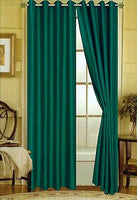 Thermal Green Blackout Window Grommet Curtain Panels 52" W x 96 L (Set of 2)