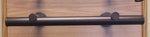 Dark Bronze Channel Rod 96 Inch MANUAL CURTAIN Rod (1 1/8") 28mm "Rod"