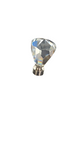 Crystal Dimond Finial 1 1/8" (28mm) #2 /6 Colors Available