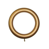 1 3/4" Wood Rings (14 rings) Gold Color / 35mm  / 1 3/8 rod