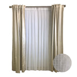 Copes Silk Room Darkening Rod Pocket Single Curtain Panel