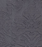 PK Lifestyles Temptress Printed Damask Decorator Fabric in Graphite. 